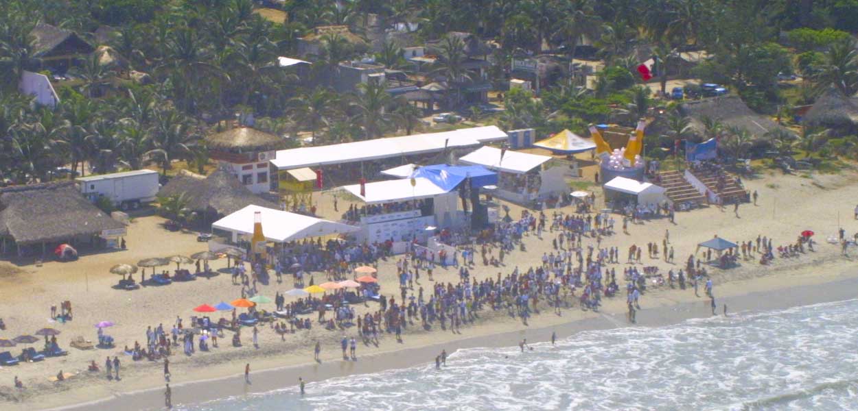 Evento de Surf en Puerto Econdido, Oaxaca